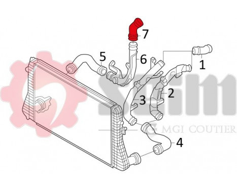 Laddluftslang, bild 4