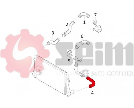 Laddluftslang, bild 2