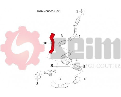 Laddluftslang, bild 2