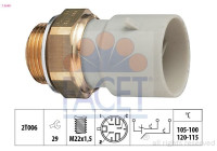 Termokontakt, kylarfläkt Made in Italy - OE Equivalent 7.5649 Facet