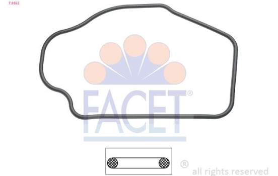 Packning, termostat Made in Italy - OE Equivalent 7.9552 Facet