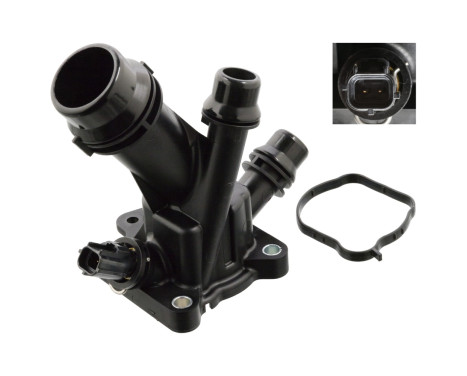 Termostat, kylvätska 104762 FEBI