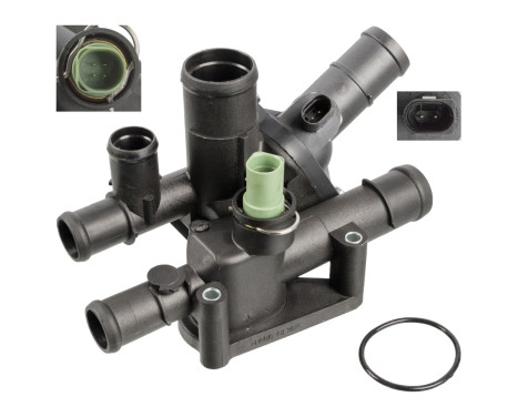 Termostat, kylvätska 108008 FEBI