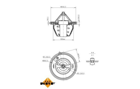 Termostat, kylvätska EASY FIT