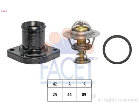 Termostat, kylvätska Made in Italy - OE Equivalent 7.8423 Facet