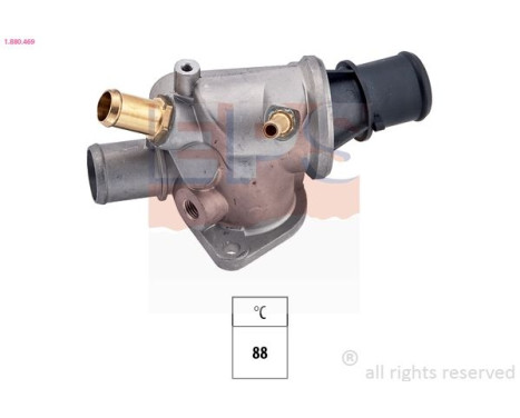 Termostat, kylvätska Made in Italy - OE Equivalent