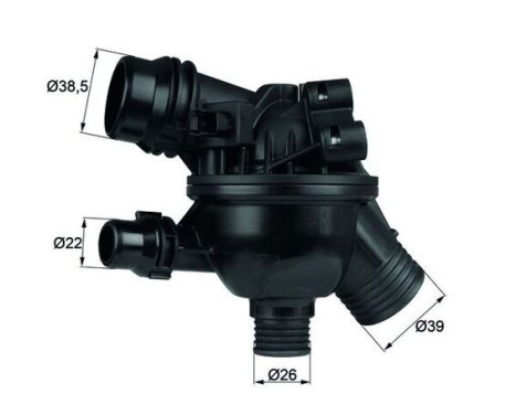 Termostat, kylvätska