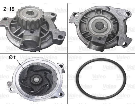 Vattenpump 506488 Valeo