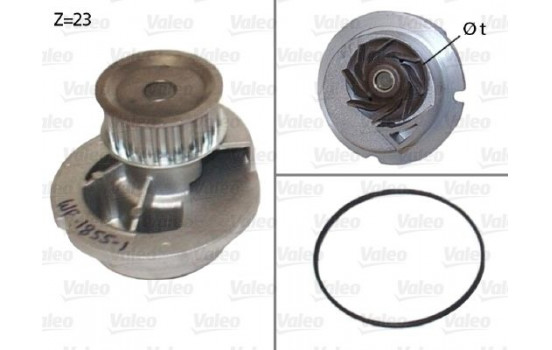 Vattenpump 506656 Valeo
