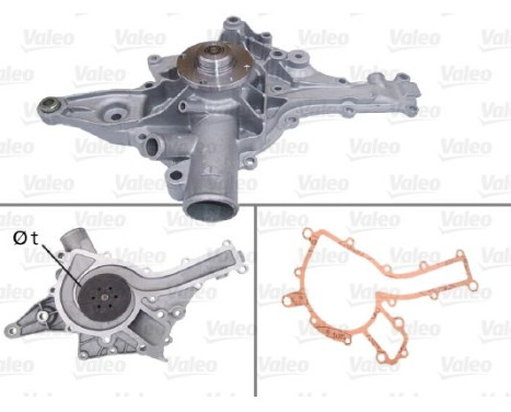 Vattenpump 506832 Valeo