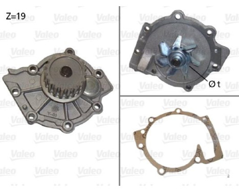 Vattenpump 506854 Valeo
