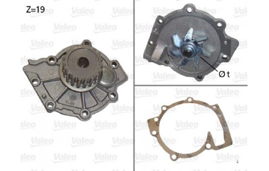 Vattenpump 506854 Valeo