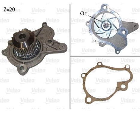 Vattenpump 506922 Valeo