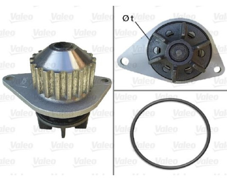 Vattenpump, motorkylning 506704 Valeo