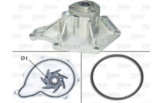 Vattenpump, motorkylning 506911 Valeo