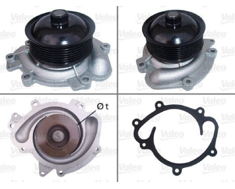 Vattenpump, motorkylning 506980 Valeo