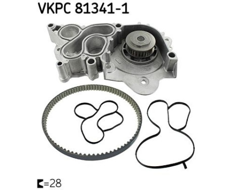 Vattenpump, motorkylning VKPC 81341-1 SKF