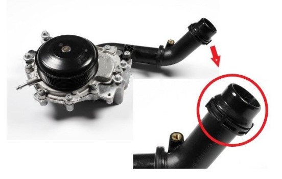Vattenpump, motorkylning