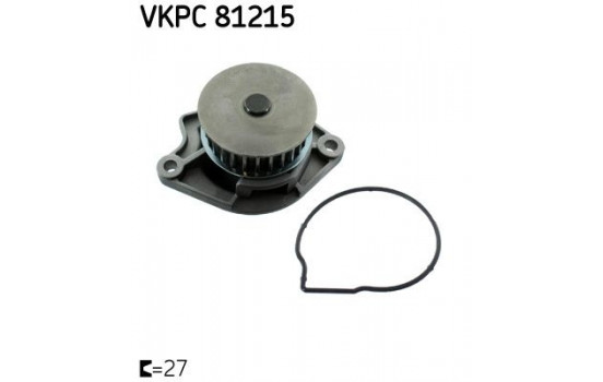 Vattenpump VKPC 81215 SKF