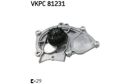Vattenpump VKPC 81231 SKF, bild 2