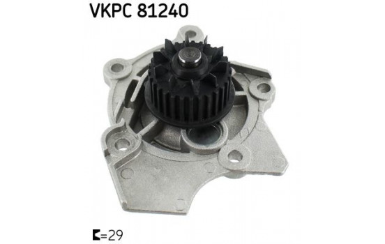 Vattenpump VKPC 81240 SKF