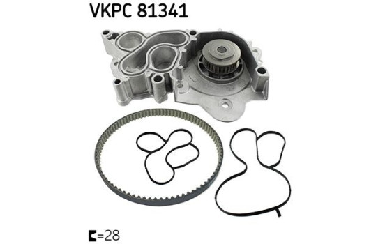 Vattenpump VKPC 81341 SKF