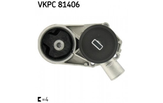 Vattenpump VKPC 81406 SKF