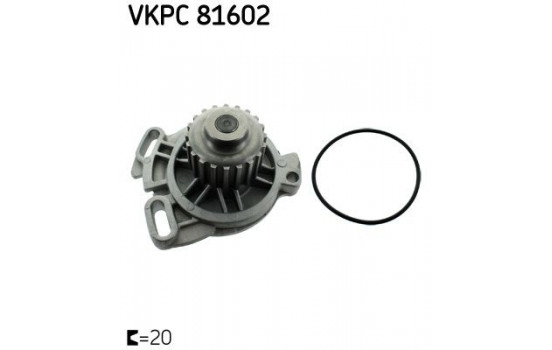 Vattenpump VKPC 81602 SKF