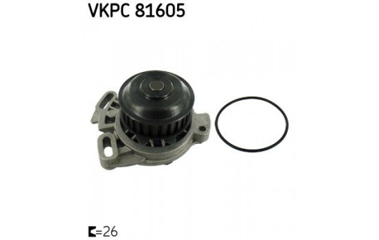 Vattenpump VKPC 81605 SKF