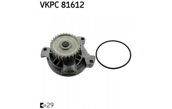 Vattenpump VKPC 81612 SKF