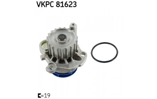 Vattenpump VKPC 81623 SKF