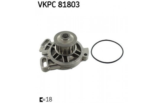 Vattenpump VKPC 81803 SKF