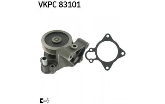 Vattenpump VKPC 83101 SKF