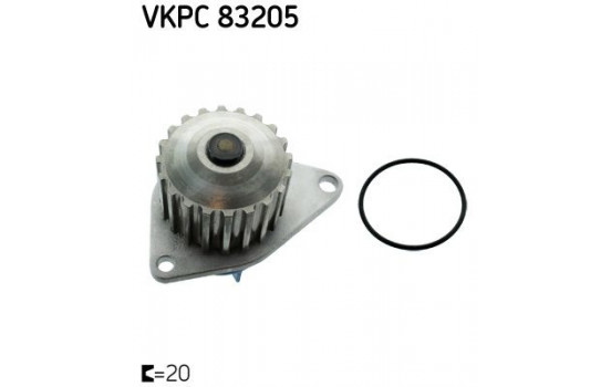 Vattenpump VKPC 83205 SKF