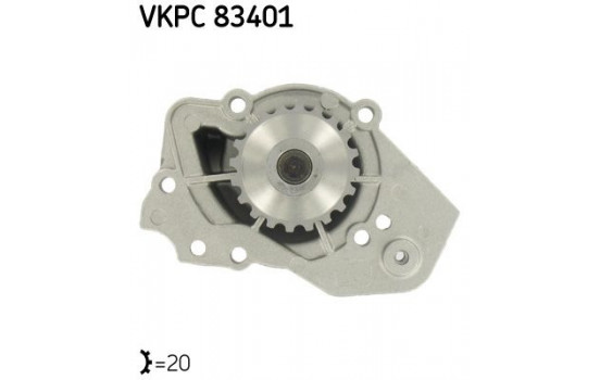 Vattenpump VKPC 83401 SKF