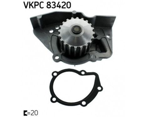 Vattenpump VKPC 83420 SKF