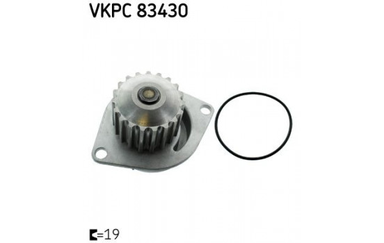 Vattenpump VKPC 83430 SKF