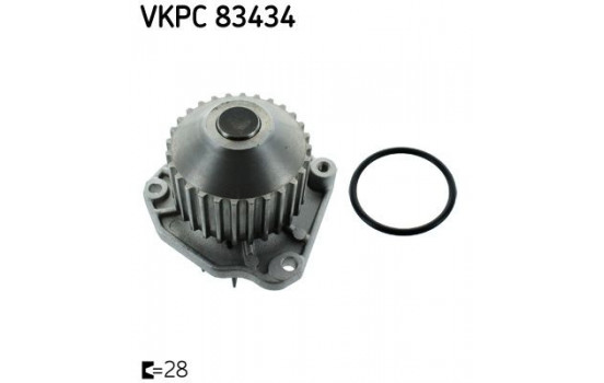 Vattenpump VKPC 83434 SKF