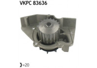Vattenpump VKPC 83636 SKF