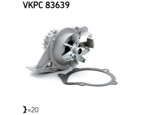 Vattenpump VKPC 83639 SKF