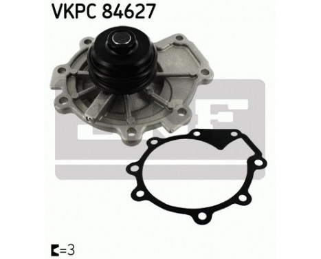 Vattenpump VKPC 84627 SKF