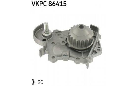 Vattenpump VKPC 86415 SKF