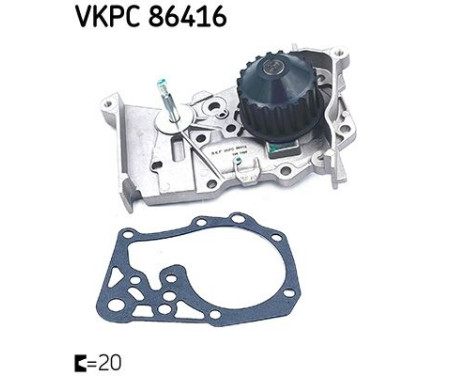 Vattenpump VKPC 86416 SKF