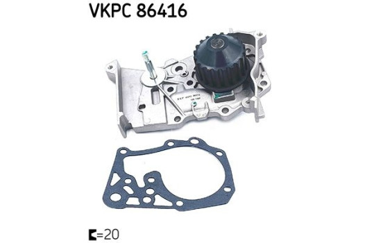 Vattenpump VKPC 86416 SKF