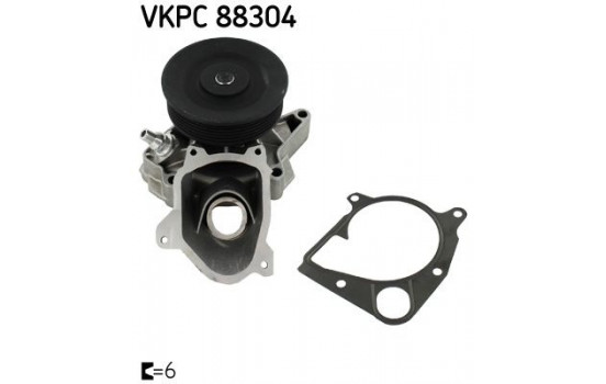 Vattenpump VKPC 88304 SKF