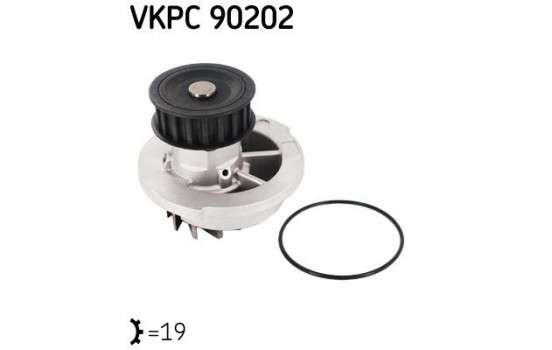 Vattenpump VKPC 90202 SKF