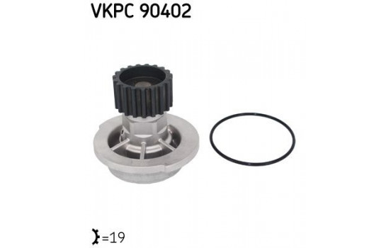 Vattenpump VKPC 90402 SKF