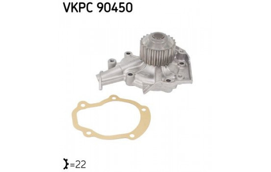 Vattenpump VKPC 90450 SKF