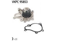 Vattenpump VKPC 95853 SKF