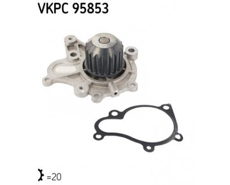 Vattenpump VKPC 95853 SKF